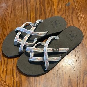 Never worn Teva sandals size 8